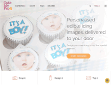 Tablet Screenshot of cakemyface.co.uk